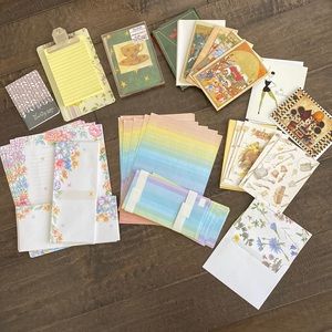 Stationary and notecards plus added note box